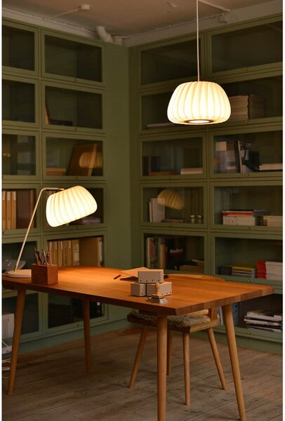Lampa Wisząca Tom Rossau, biały, salon, papier | karton