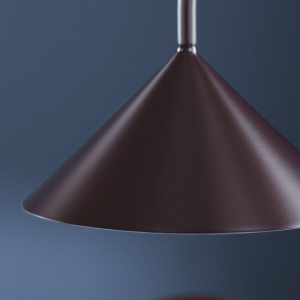 Zewnętrzna Lampa FRANDSEN, Grasp, ściemnialny, czerwony, balkon, metal, design