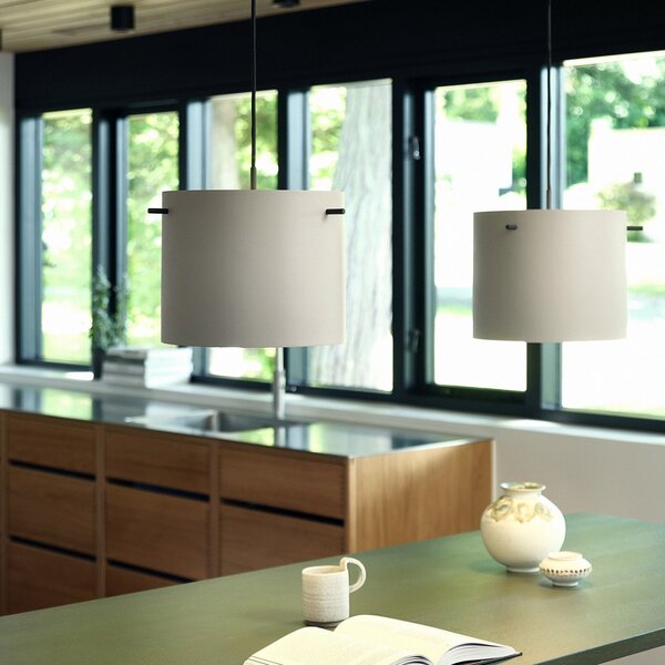 Lampa Wisząca FRANDSEN, FM1954, ściemnialny, szary, salon, metal, design