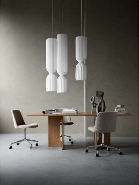 Lampa Wisząca Tom Rossau, biały, salon, tworzywo sztuczne