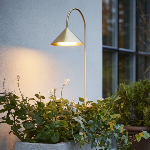 Zewnętrzna Lampa FRANDSEN, Grasp, ściemnialny, złoty | mosiężny, design