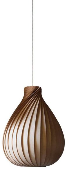 Lampa Wisząca Tom Rossau, drewniany, salon, drewno