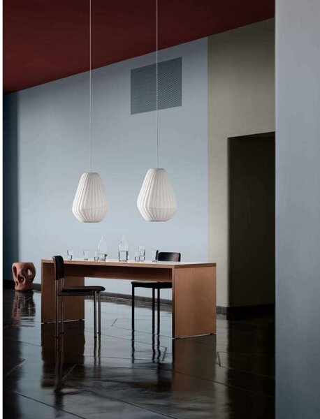Lampa Wisząca Tom Rossau, biały, salon, tworzywo sztuczne
