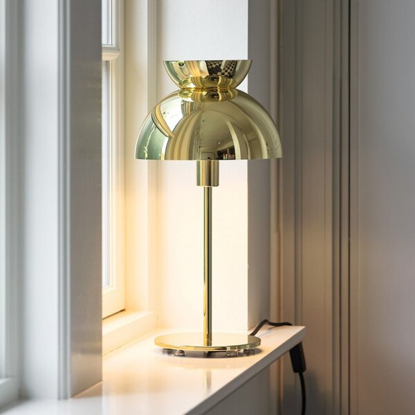 Lampa Stołowa FRANDSEN, Butterfly, złoty | mosiężny, salon, metal, design