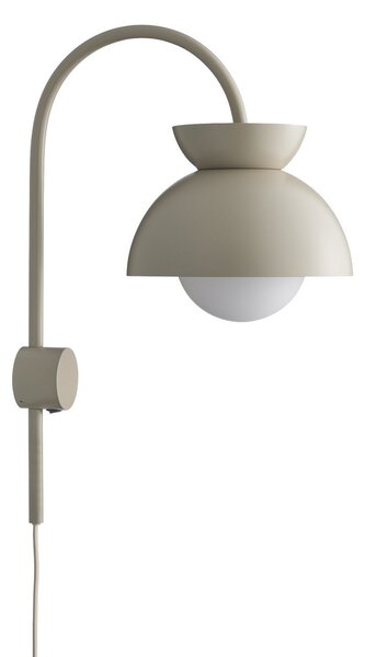 Lampa Ścienna FRANDSEN, Butterfly, szary, salon, metal, design