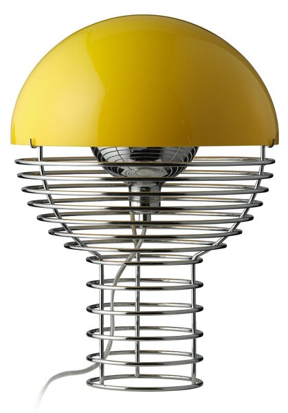 Lampa Stołowa Verpan, Wire Small, metaliczny, salon, metal, design