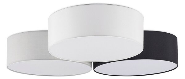 Lampa Sufitowa Lindby, Janita, ściemnialny, wielokolorowy, salon, tkanina | tekstylia, nowoczesny
