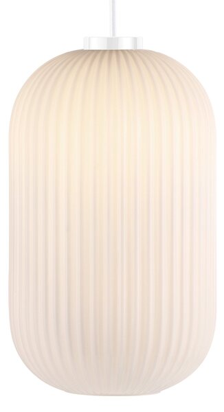 Lampa Wisząca Nordlux, Milford 20, ściemnialny, biały, salon, szkło, skandynawski