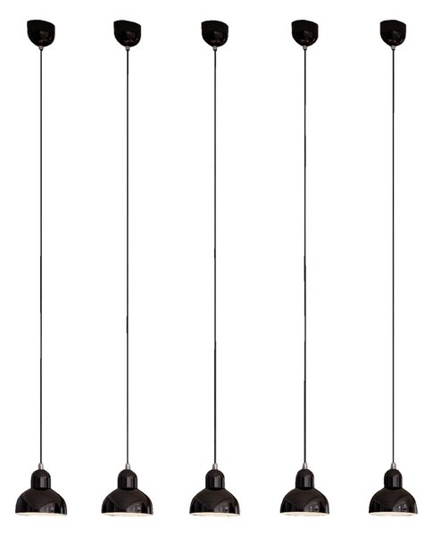 Lampa Wisząca FRITZ HANSEN, Kaiser Idell 6722-P, ściemnialny, czarny, salon, metal, design