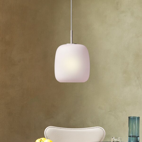 Lampa Wisząca FRITZ HANSEN, Maluma, ściemnialny, pudrowy róż, salon, szkło, design