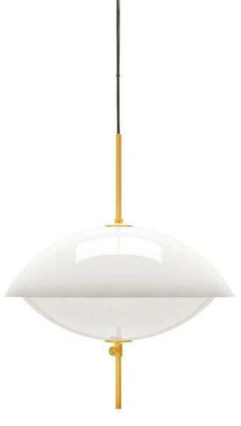 Clam Lampa Wisząca Ø440 Opal/Brass - Fritz Hansen