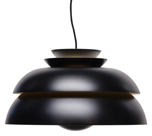 Lampa Wisząca FRITZ HANSEN, Concert P1, ściemnialny, czarny, salon, metal, design