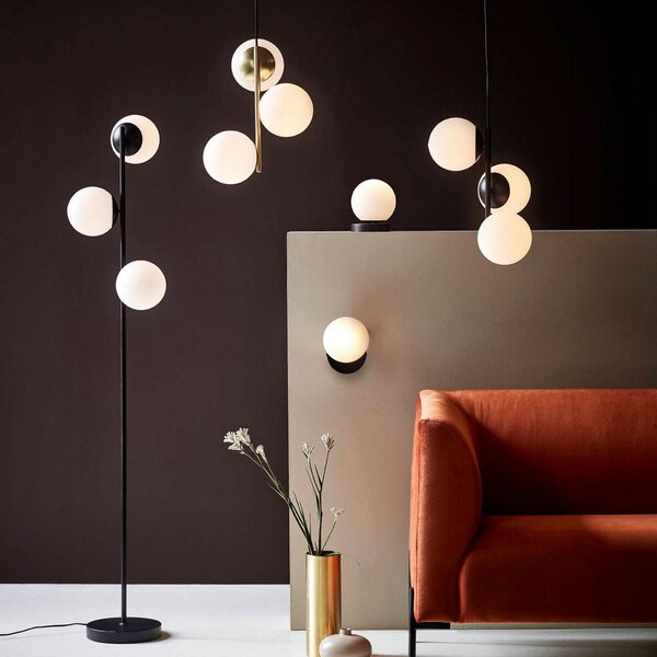 Lampa Wisząca Nordlux, Lilly, ściemnialny, biały, salon, szkło, skandynawski