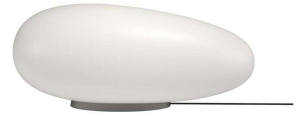 Avion Lampa Stołowa/Lampa Podłogowa Alu/Opalizowany White