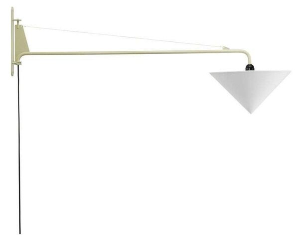 Lampa Ścienna Vitra, biały, salon, tworzywo sztuczne