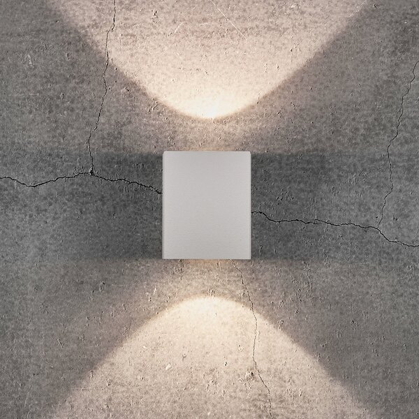 Zewnętrzna Lampa Nordlux, Canto Kubi 2, biały, metal, nowoczesny