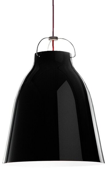 Lampa Wisząca FRITZ HANSEN, Caravaggio P3, ściemnialny, czarny, salon, metal, design