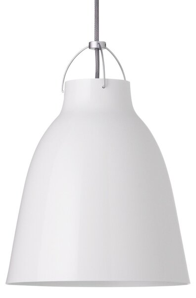 Lampa Wisząca FRITZ HANSEN, Caravaggio P2, ściemnialny, biały, salon, metal, design