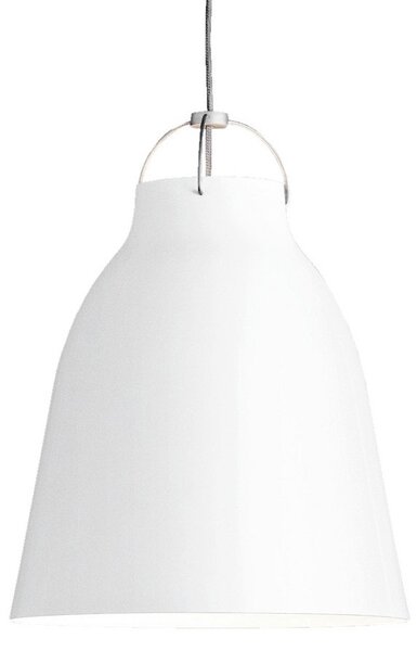 Lampa Wisząca FRITZ HANSEN, Caravaggio P3, ściemnialny, biały, salon, metal, design