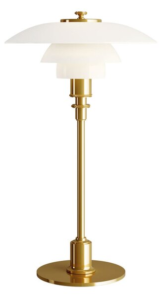 Lampa Stołowa Louis Poulsen, PH 2/1, złoty | mosiężny, salon, metal, design