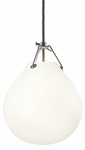 Lampa Wisząca Louis Poulsen, Moser, ściemnialny, biały, salon, szkło, design