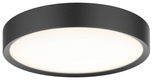 Lampa Sufitowa Halo Design, ściemnialny, czarny, salon, tworzywo sztuczne