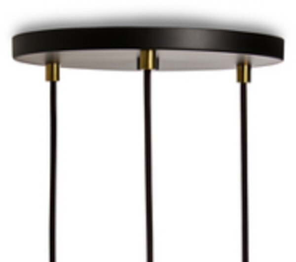 Lampa Wisząca Tala, Triple Pendant, ściemnialny, biały, jadalnia, metal