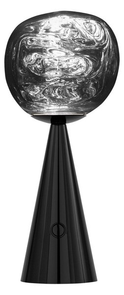 Zewnętrzna Lampa Tom Dixon, Melt, ściemnialny, czarny, sypialnia, tworzywo sztuczne, design
