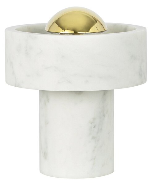 Lampa Stołowa Tom Dixon, Stone, ściemnialny, salon, marmur, design