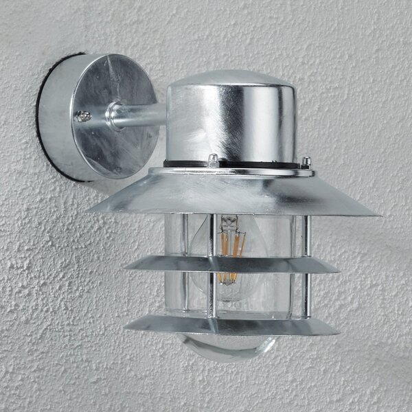 Zewnętrzna Lampa Nordlux, BLOKHUS, ściemnialny, metaliczny, metal, nowoczesny