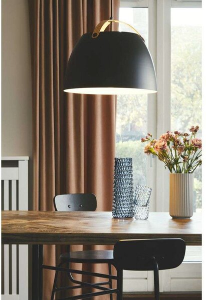 Lampa Wisząca Halo Design, czarny, jadalnia, szkło