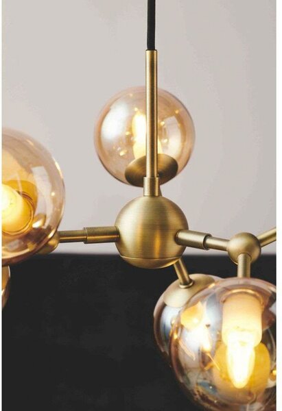 Lampa Wisząca Halo Design, złoty | mosiężny, jadalnia, metal