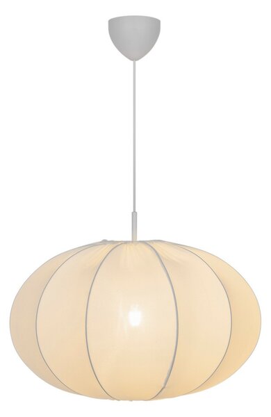 Lampa Wisząca Nordlux, Aeron, ściemnialny, biały, sypialnia, tkanina | tekstylia