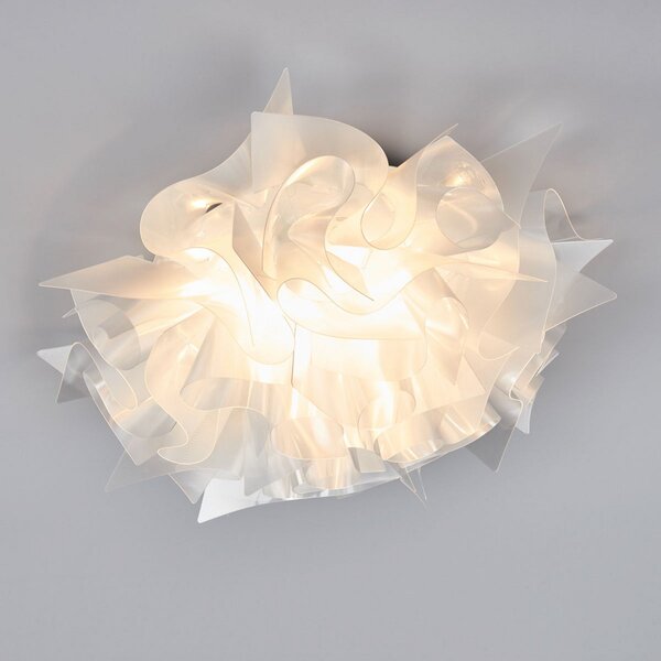 Lampa Sufitowa Slamp, VELI, ściemnialny, transparentny, salon, tworzywo sztuczne, design