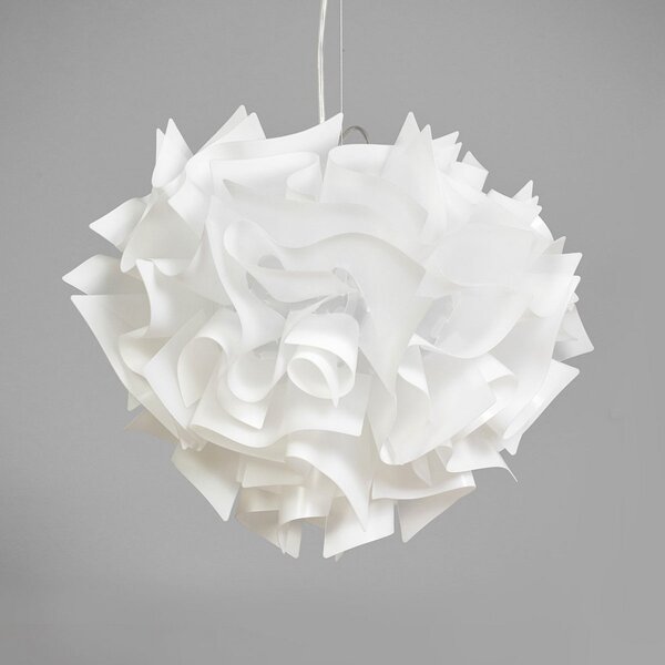 Lampa Wisząca Slamp, VELI, ściemnialny, biały, salon, tworzywo sztuczne, design