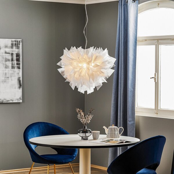 Lampa Wisząca Slamp, VELI, ściemnialny, transparentny, salon, tworzywo sztuczne, design