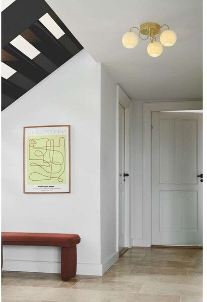 Lampa Sufitowa Nordlux, złoty | mosiężny, salon, metal