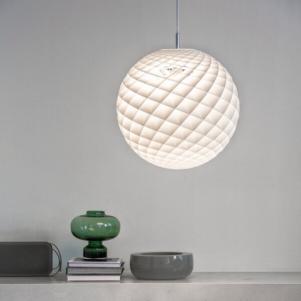 Lampa Wisząca Louis Poulsen, Patera, ściemnialny, biały, salon, tworzywo sztuczne, design