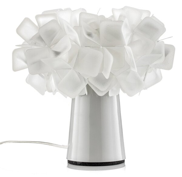 Lampa Stołowa Slamp, CLIZIA, biały, salon, tworzywo sztuczne, design