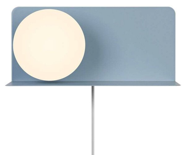 Lampa Ścienna Nordlux, niebieski, salon, metal