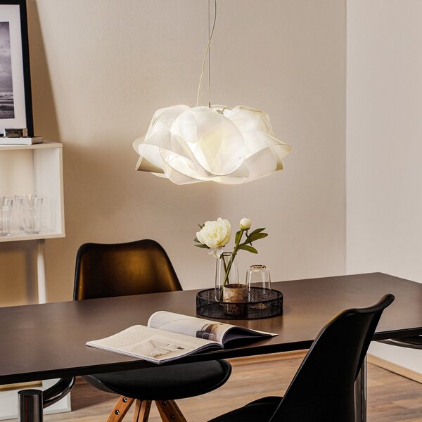 Lampa Wisząca Slamp, Fabula, ściemnialny, transparentny, salon, tworzywo sztuczne, design