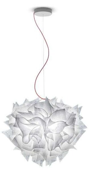 Lampa Wisząca Slamp, biały, salon, tworzywo sztuczne