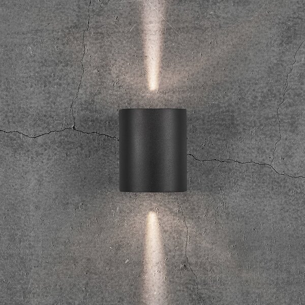 Zewnętrzna Lampa Nordlux, Canto 2, czarny, metal, nowoczesny