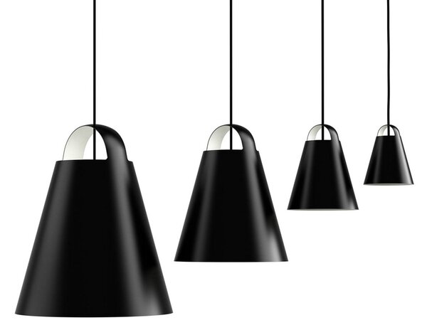 Lampa Wisząca Louis Poulsen, Above, ściemnialny, czarny, salon, metal, design