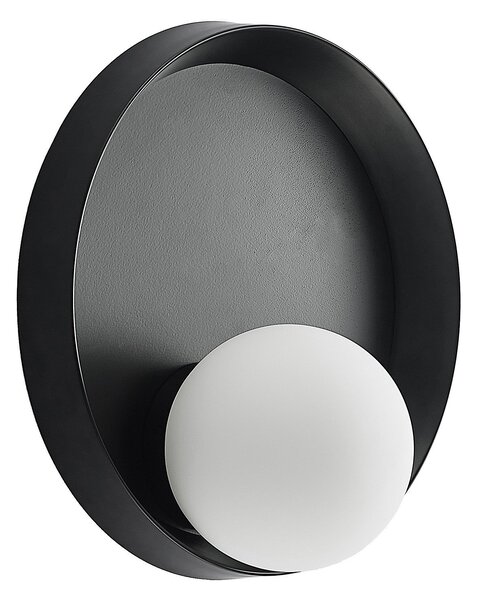 Lampa Ścienna Lucande, Andelina, ściemnialny, czarny, salon, metal, design