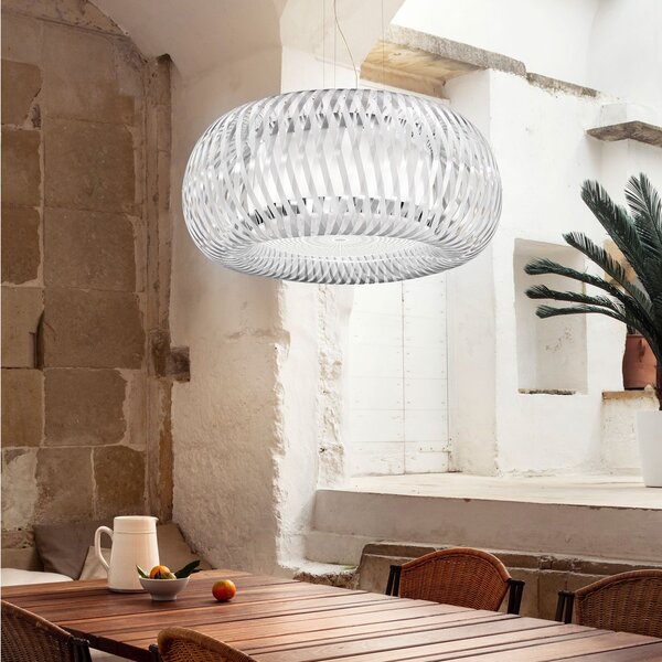 Lampa Wisząca Slamp, Kalatos, ściemnialny, transparentny, salon, tworzywo sztuczne, design
