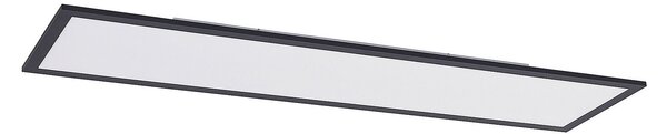 Lampa Sufitowa Lindby, Nelios, czarny, kuchnia, tworzywo sztuczne, nowoczesny
