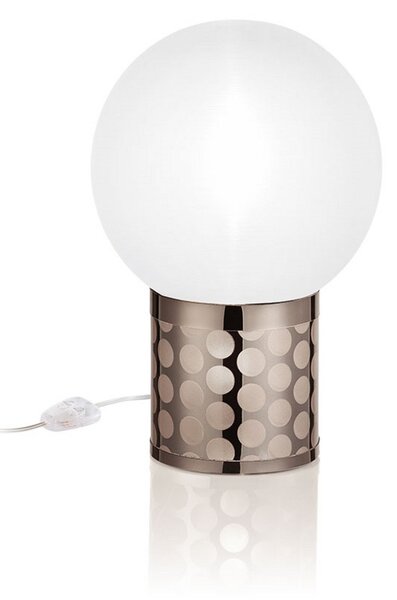 Lampa Stołowa Slamp, szary, salon, tworzywo sztuczne