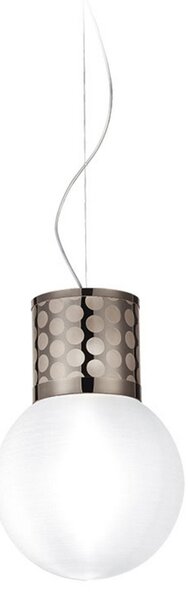 Lampa Wisząca Slamp, szary, salon, tworzywo sztuczne