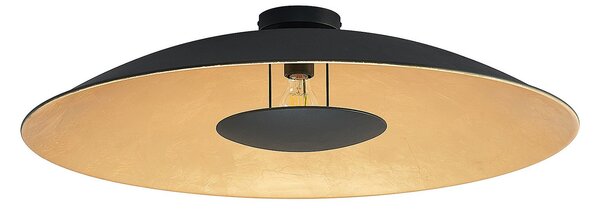 Lampa Sufitowa Lindby, Narisara, ściemnialny, czarny, salon, metal, nowoczesny